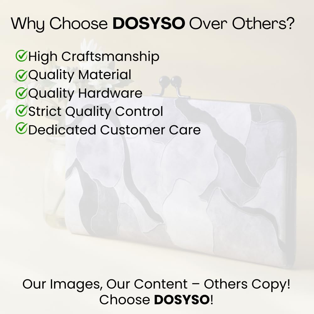 DOSYSO Women Valvet Wallet Stylish Latest Multicolor Printed Mobile Phone Holder Card Slots Magnetic Kiss Lock Zip Pocket Hand Clutch For Daily Use Gift Party Small Purse (Brown)