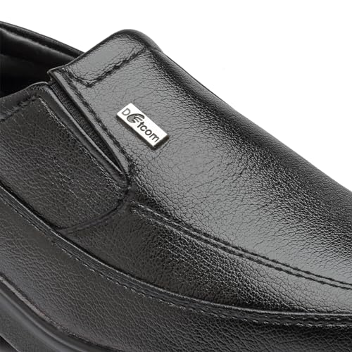 Action-DC-14643 Lightweight Comfortable Cushioned Formal Shoes for Men Black