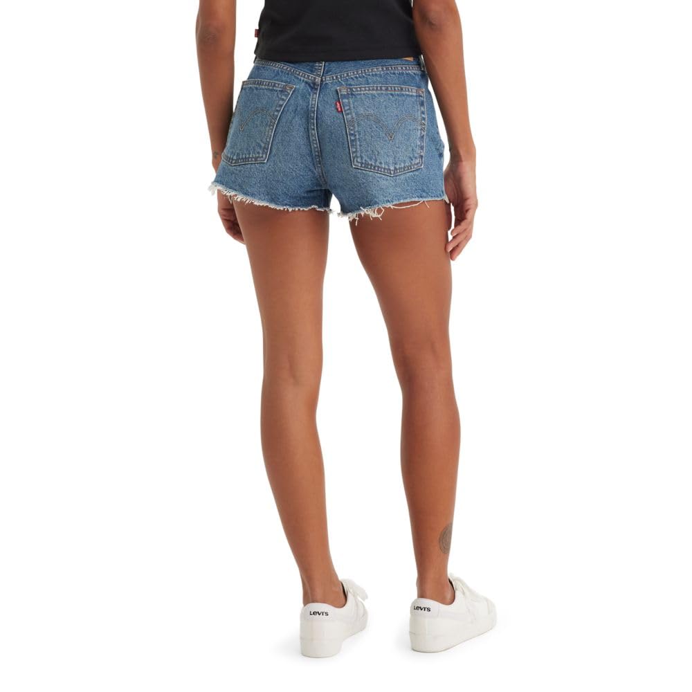 Levi's Women's 501 Original Shorts (Also Available in Plus), (New) Darn It Now, 27