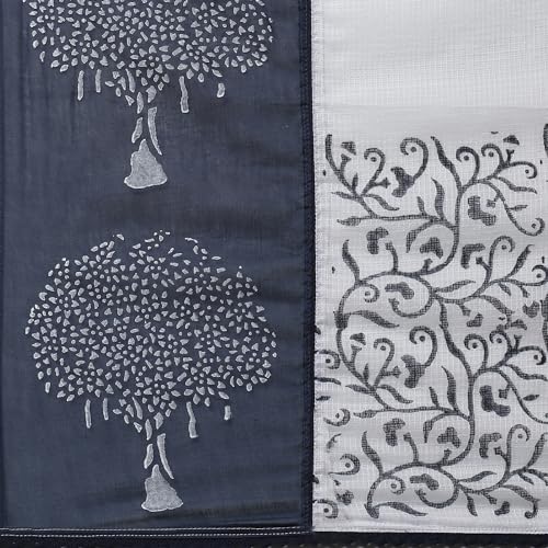 BIBA WOMEN SOLID FITTED SALWAR KURTA DUPATTA(SKDASSORTED2802_WHITE/BLUE_36)