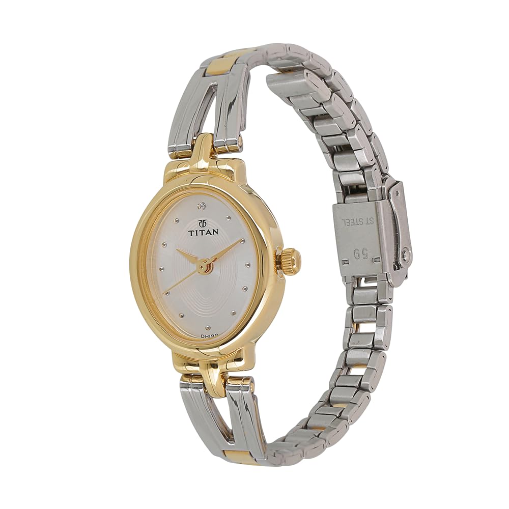 Titan Karishma Revive Analog Silver Dial Women's Watch NM2594BM01 / NL2594BM01