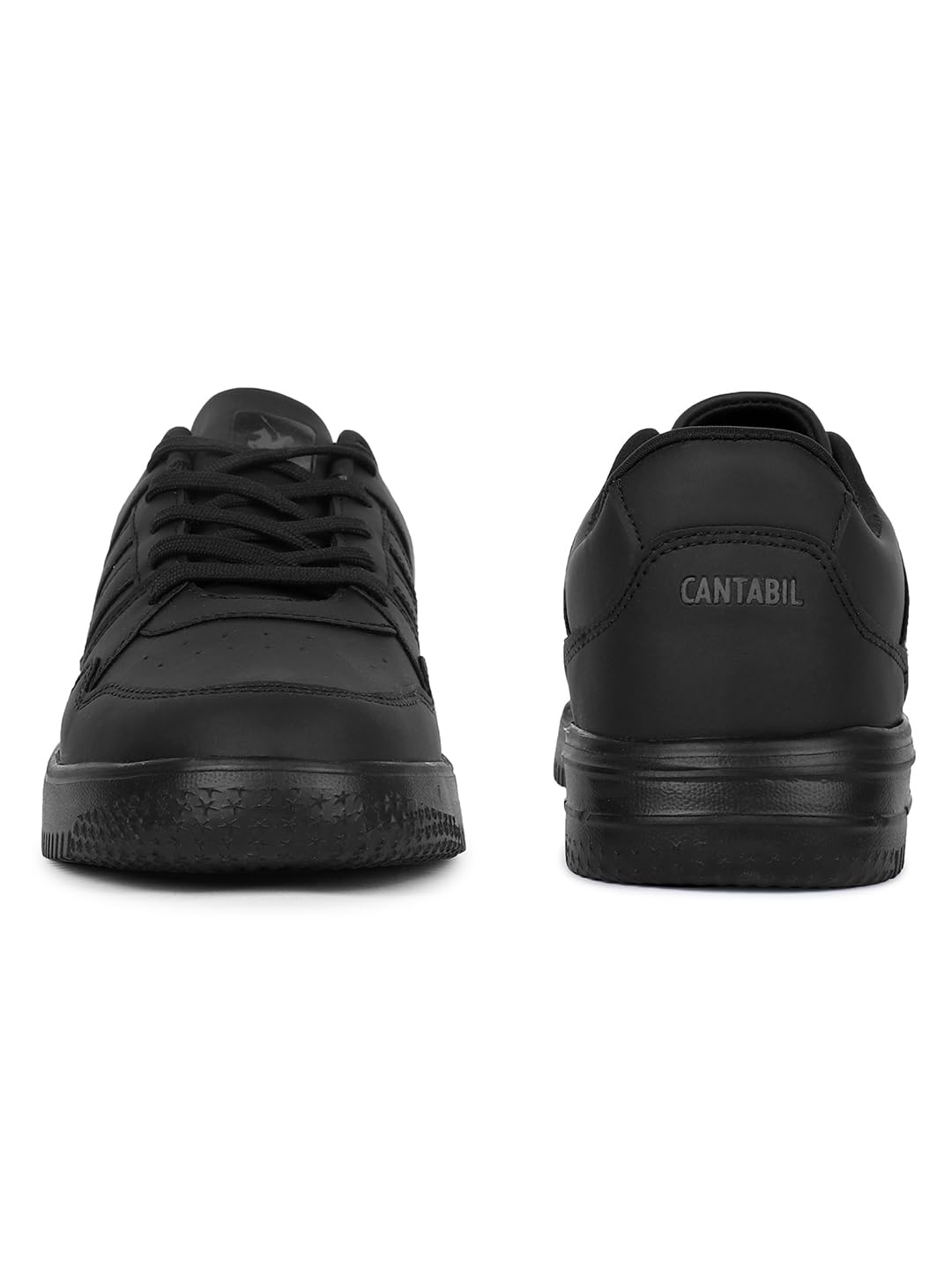 Cantabil Casual Sneaker Shoes for Men Black (MFTW00053A_Black_7)