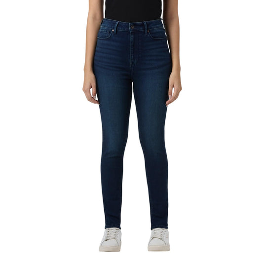 Women Dark Blue High Rise Skinny Fit Powerflex Jeans