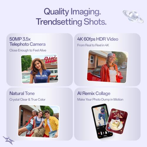 Oppo Reno16 5G (Twilight Violet, 12GB, 256GB) | 50MP 3.5X Telephoto Camera | 4K 60fps HDR Video | AI Remix Collage | Snapdragon 7 Gen 4 | 6700mAh 80W SUPERVOOC | ColorOS 16 | IP69K