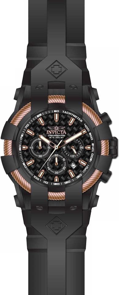 Invicta Bolt Quartz Black Dial Analog Watch for - Men 23867