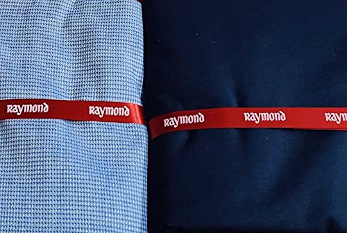 Raymond Fabrics Pant Shirt Fabric Combo Box ( Blue Pant-Shirt, Unstitched , Free Size), Solid