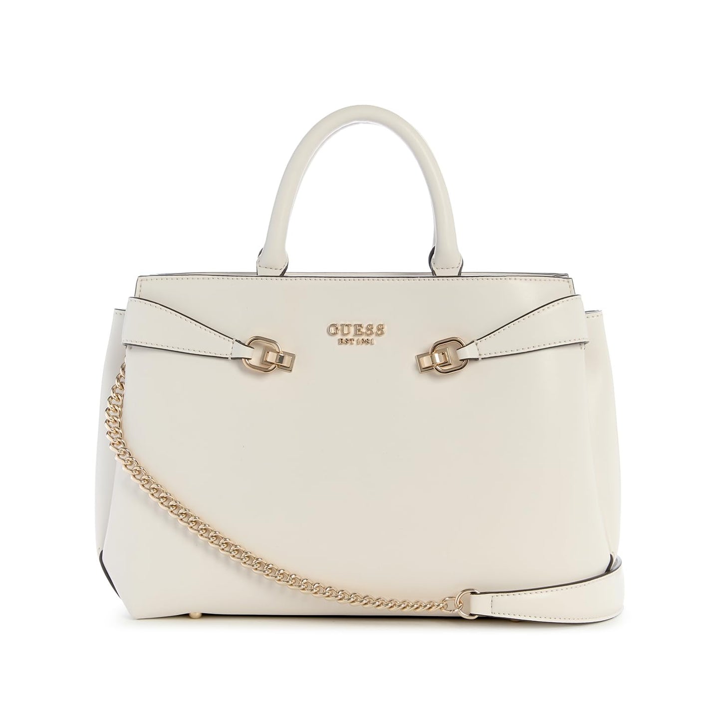 GUESS Bone Solid Polyurethane Lorelei Girlfriend Satchel