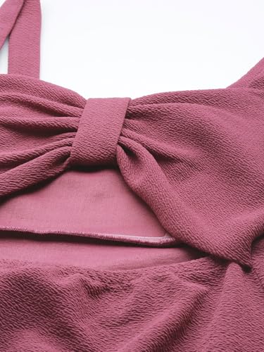 Mauve Waist Cut Out Bodycon Dress