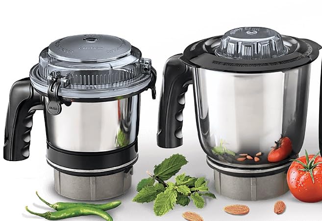Sujata MG03 Mixer Grinder | The New Generation Mixer Grinder | Powerful and Versatile Kitchen Appliance | 1000 Watts Motor | 4 Stainless Steel Jars