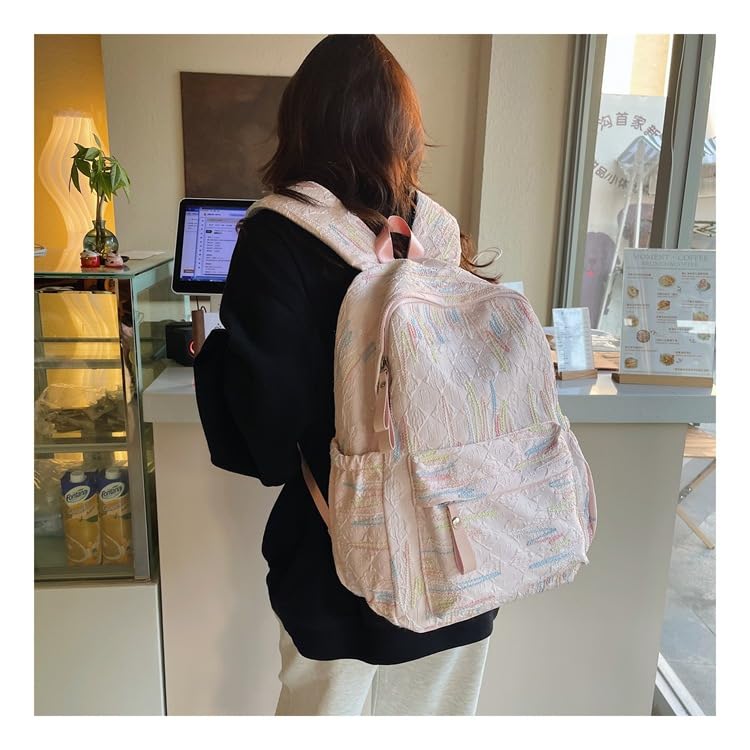 MIPPO® Cute Soft Girl College Backpack | Large Capacity & Versatile Style