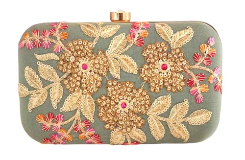 DUCHESS Women & Girls Grey Box Clutches