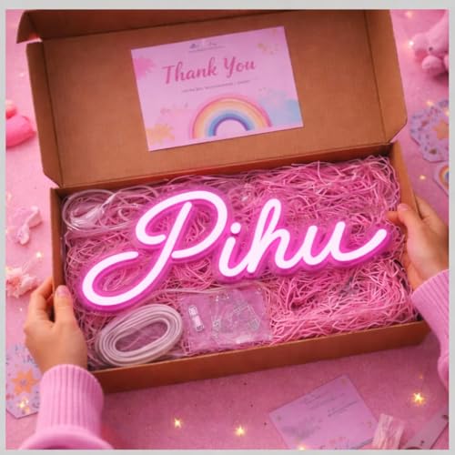 Customize Kids Name Neon LED Light Custom Name Wall Light for Bedroom Playroom Nursery Birthday Party Decor Neon Sign Wall Art Gift for Kids Room
