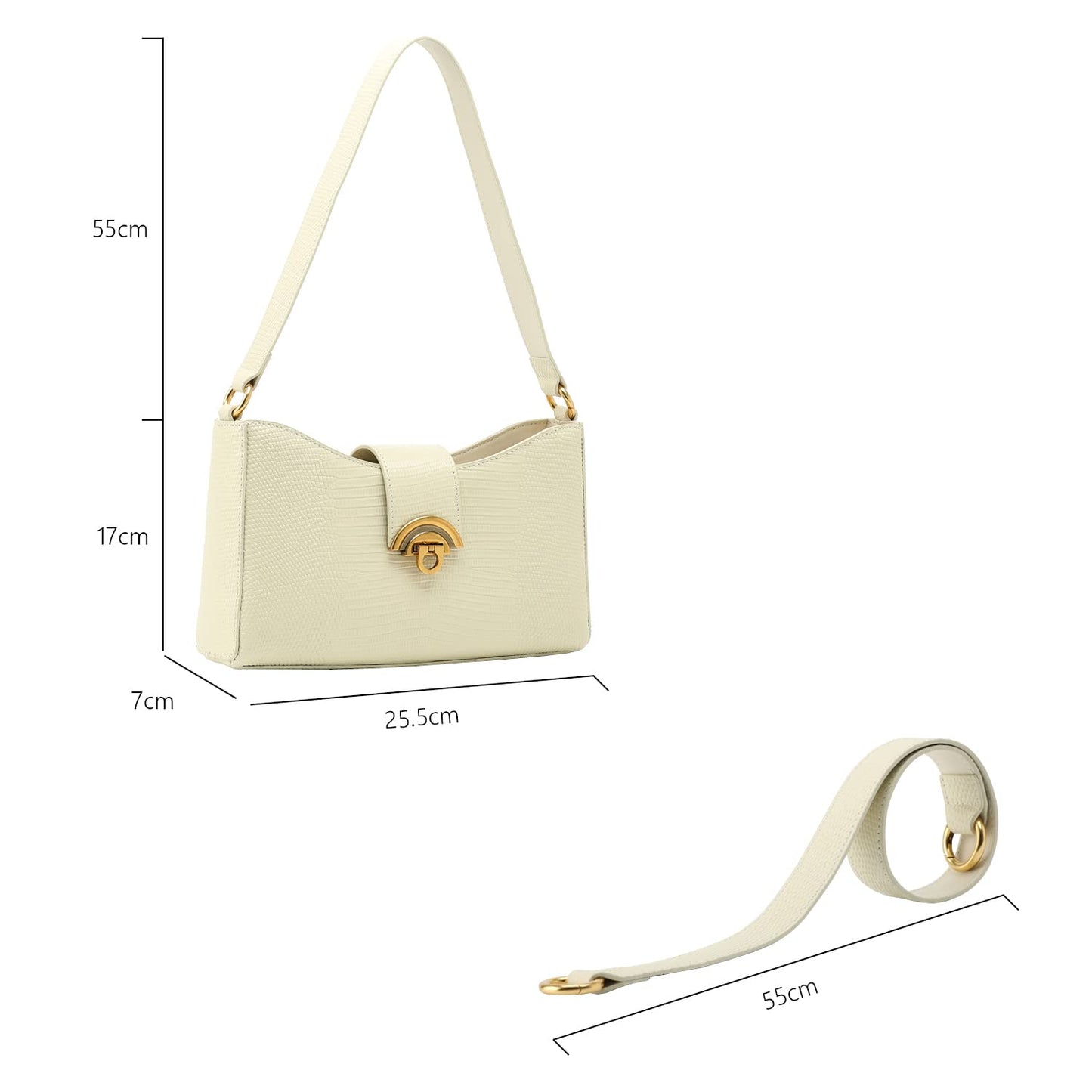 C.Paravano Large Capacity Tote Handbag | Full Grain Leather Tote Bag | Hobo Bag | Women's Top Handle Tote | Travel Work Tote, Style-e-creme White, One Size