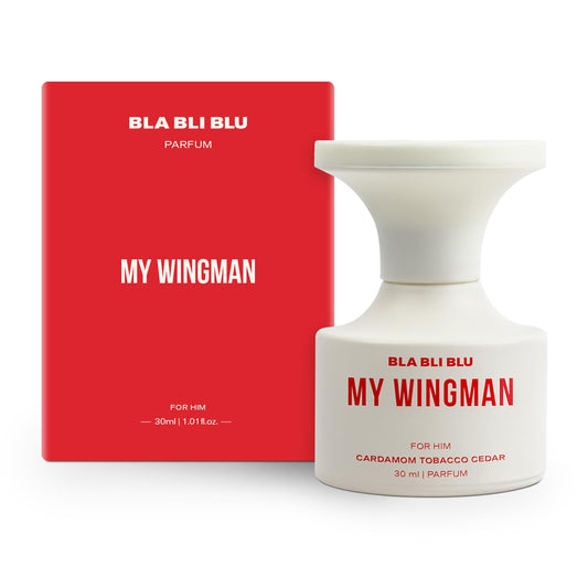 BLABLIBLU My Wingman Perfume for Man|30ml Long-Lasting Parfum Fragrances - A Notch above EDP, EDT & EDC|Perfume For Man|Cardamom, Tobacco & Cedar Notes|