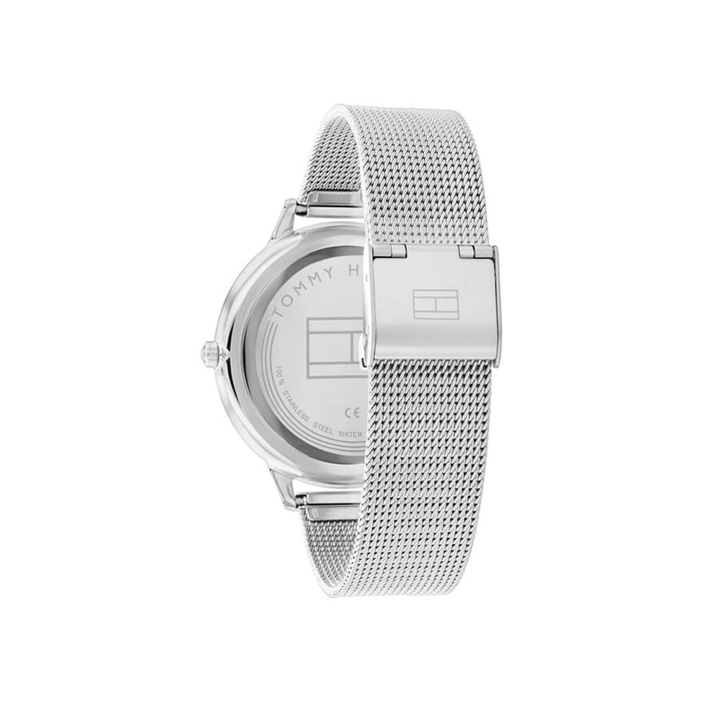 Tommy Hilfiger Quartz Analog Golden Dial Stainless Steel Strap Watch for Women-TH1782497