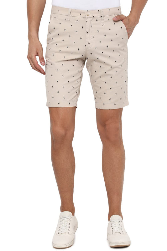 Allen Solly Men's Boyfriend Shorts (ASSRQSMF640540_Peach_34)