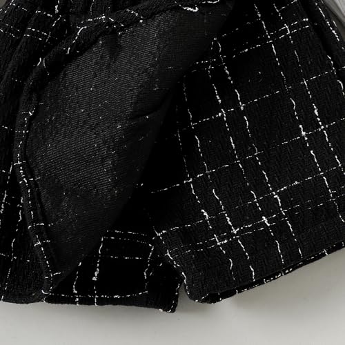 Hopscotch Girls Full Sleeves Black 2-Pc Bow Applique Blouse & Shorts For Ages (5-6 Years)
