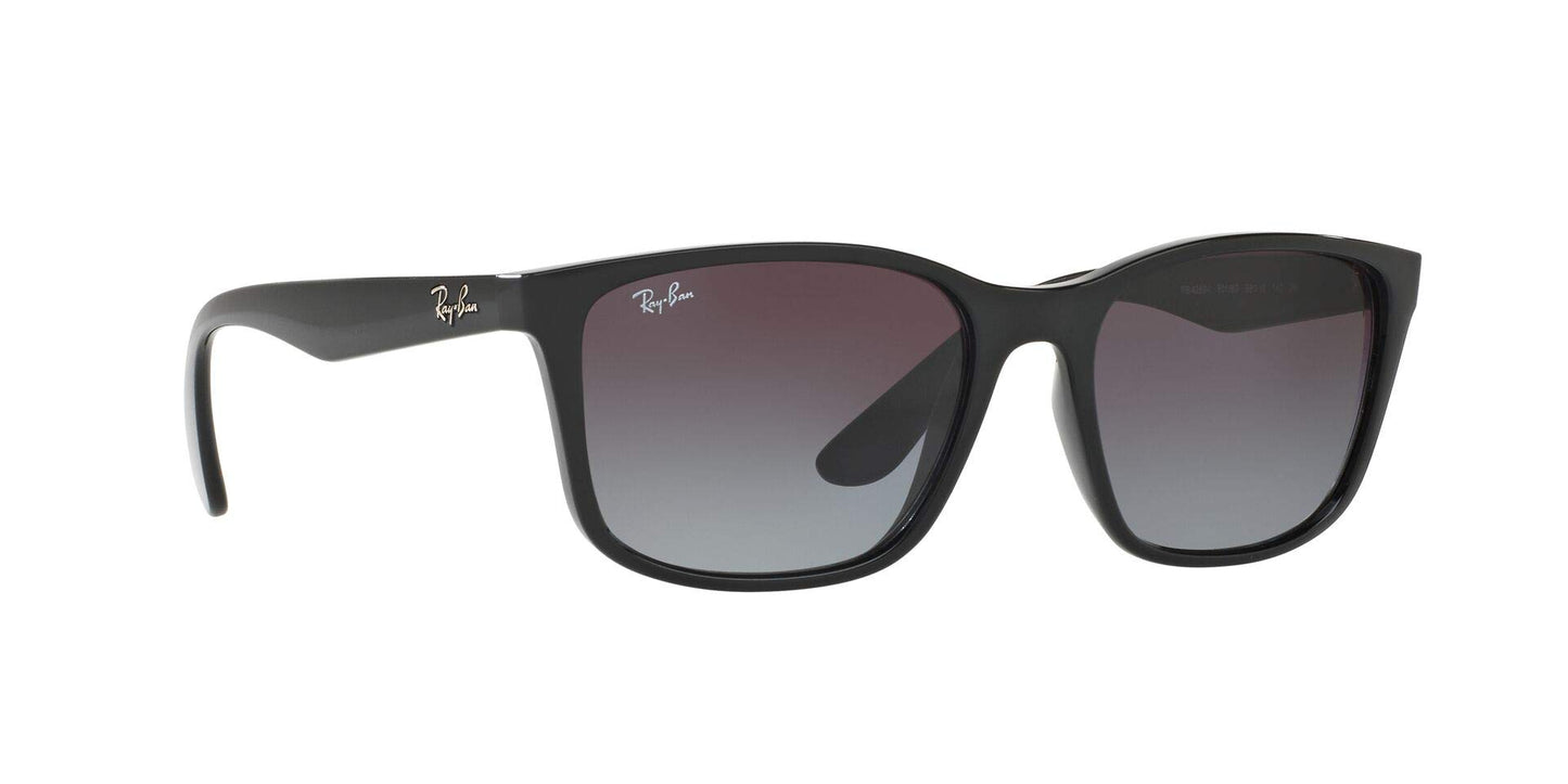 Ray-Ban Mens Gradient UV Protected Square Sunglasses (Black, 56mm)