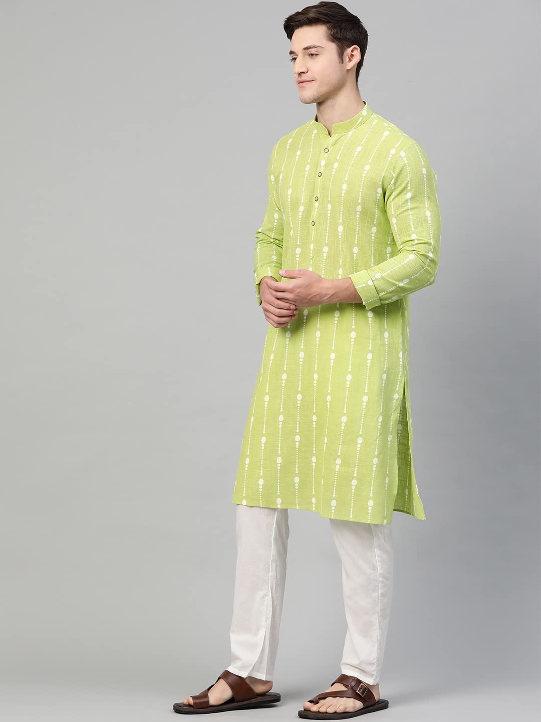 See Designs Men's Cotton Regular Kurta - SDKT890XL