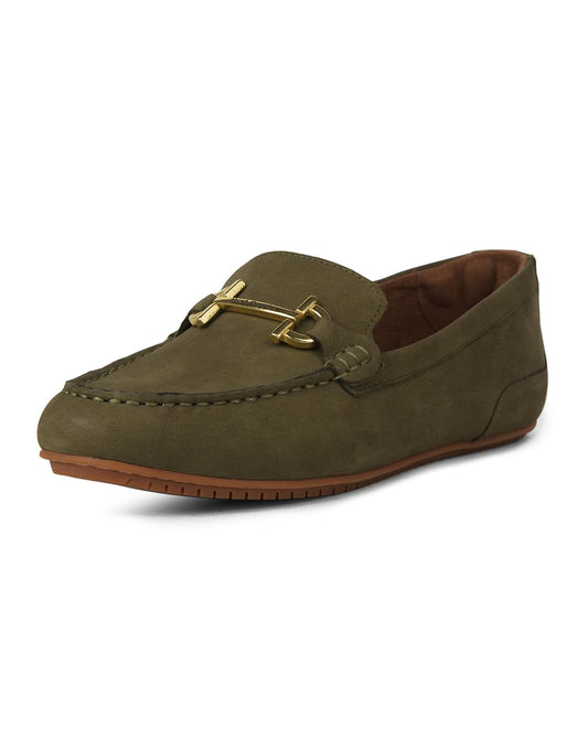 Hush Puppies Women's Casual Loafer - Comfortable, Stylish Everyday Footwear with Soft Cushioned Insole and Durable Sole Green