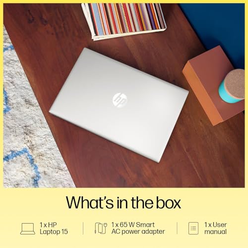 HP 15 AMD Ryzen 3 7320U (8GB LPDDDR5 Ram/512GB NVMe M.2 SSD/Anti Glare, Micro Edge/15.6" (39.6 Cm) FHD/Backlit Keyboard/Win11 Home+MS Office'21/ AMD Radeon Graphics, HD Camera/1.59Kg/Silver) Fc0026AU