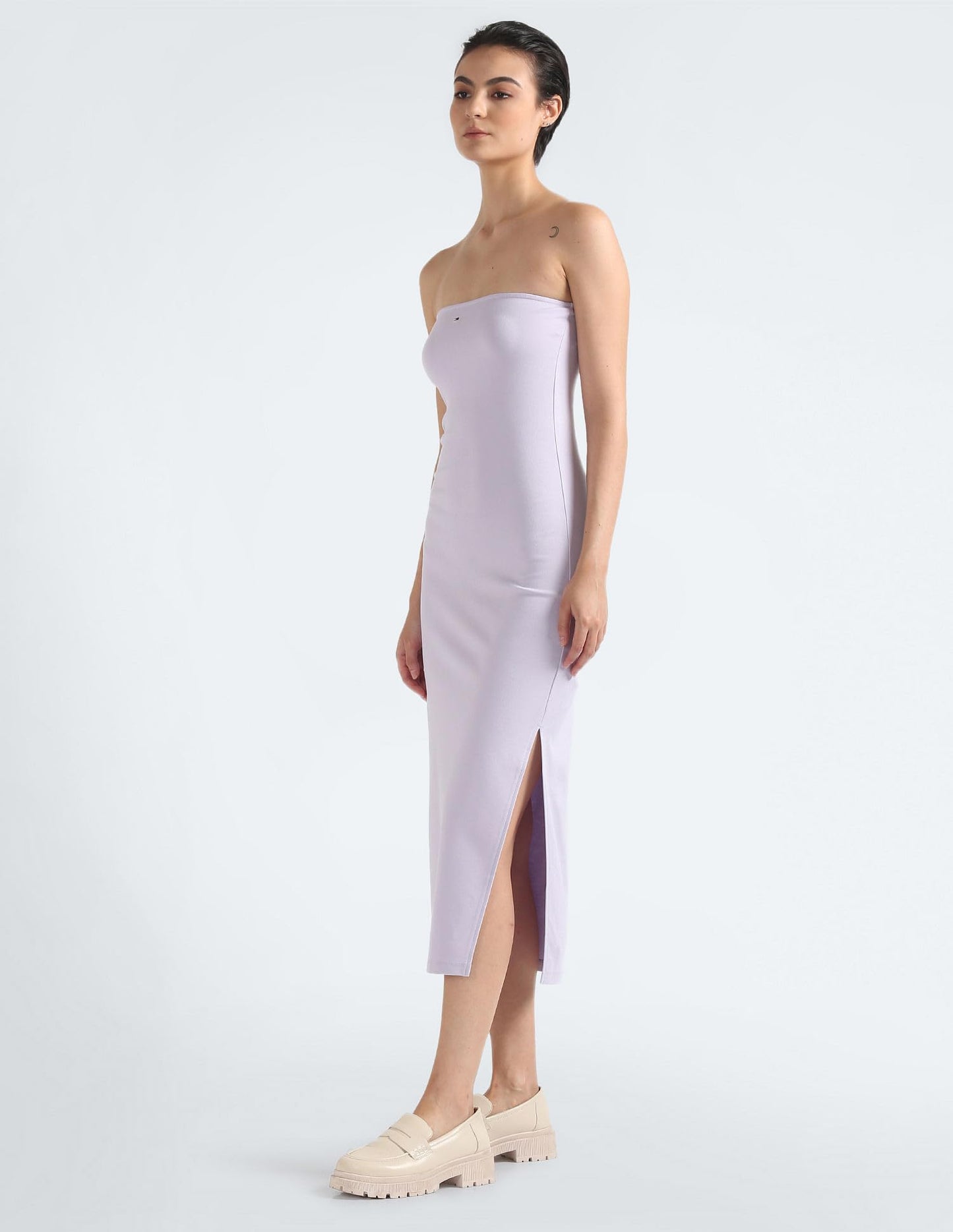 Tommy Hilfiger Women's Rayon Bodycon Midi Casual Dress