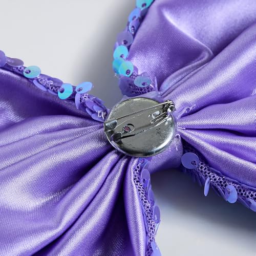 Hopscotch Girls Purple Sleeveless Ruffled Sequined Gown for Age (2-3 Years)
