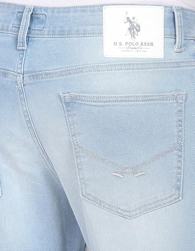 U.S. POLO ASSN. Brandon Slim Tapered Fit Jeans Light Blue