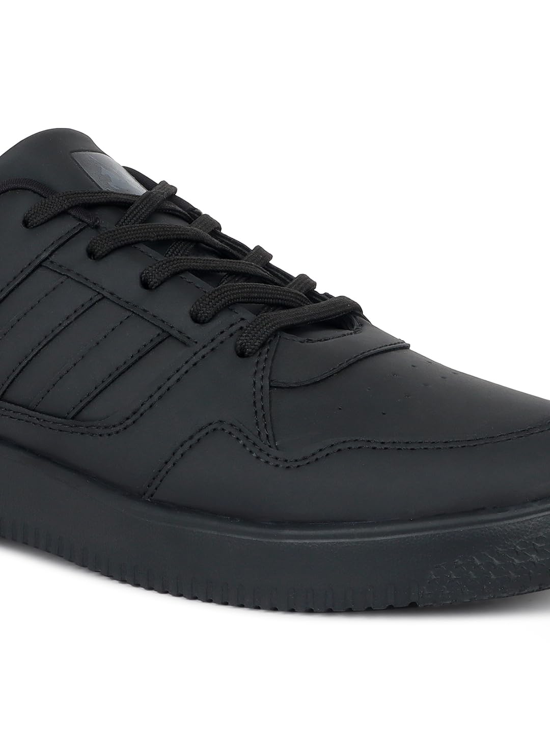 Cantabil Casual Sneaker Shoes for Men Black (MFTW00053A_Black_7)