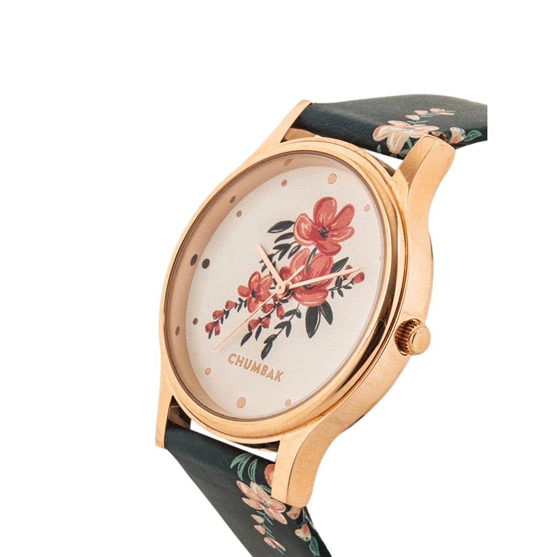 TEAL BY CHUMBAK Round Dial Analog Hand Watch for Women, Wrist Watch for Teenage Girls, Ladies Ghadi, Gifts for Women/Girls/Ladies, Stylish Fashion Watch for Casual/Work