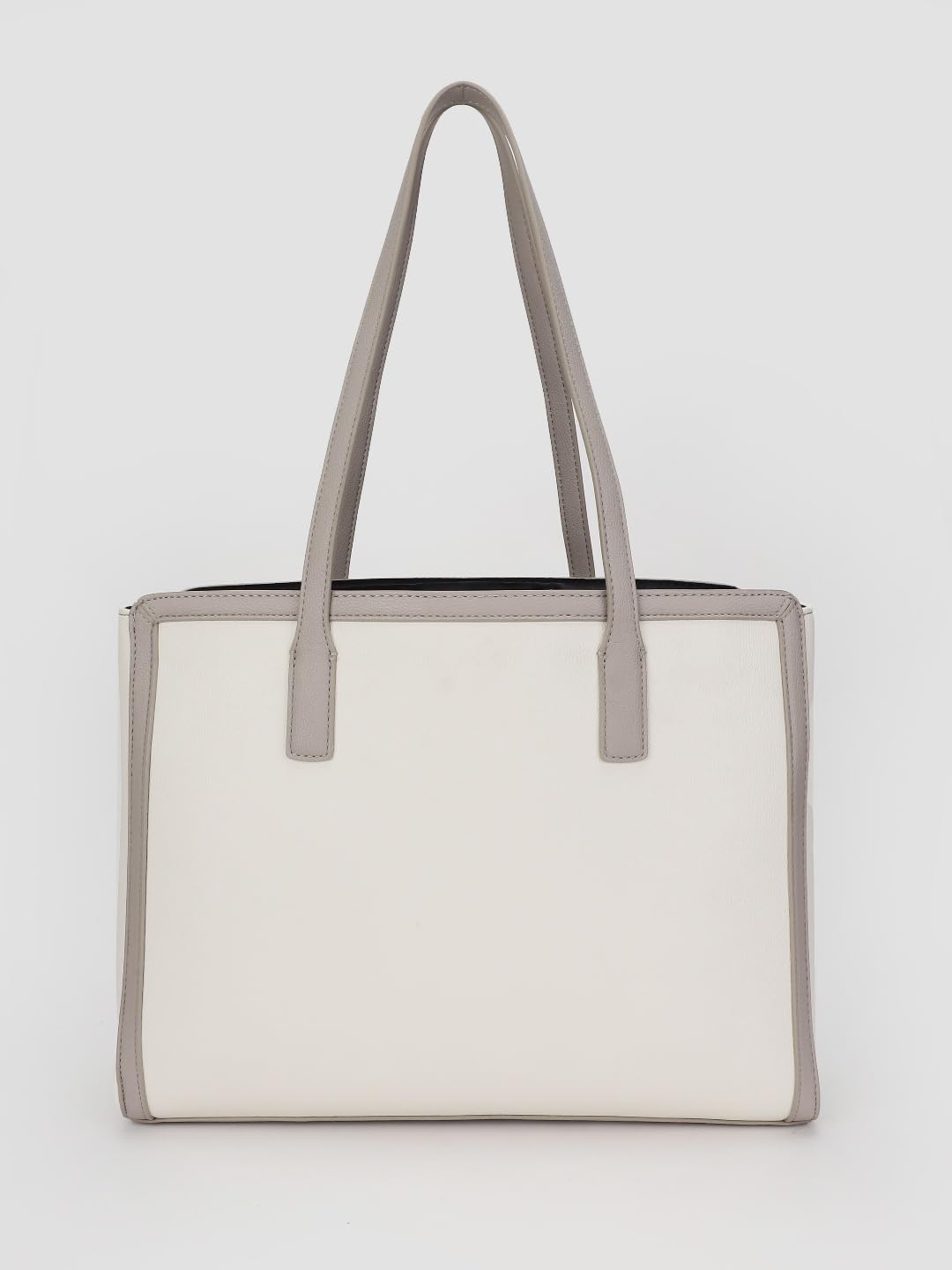 Tommy Hilfiger Solid Brown Pu Tote Bag