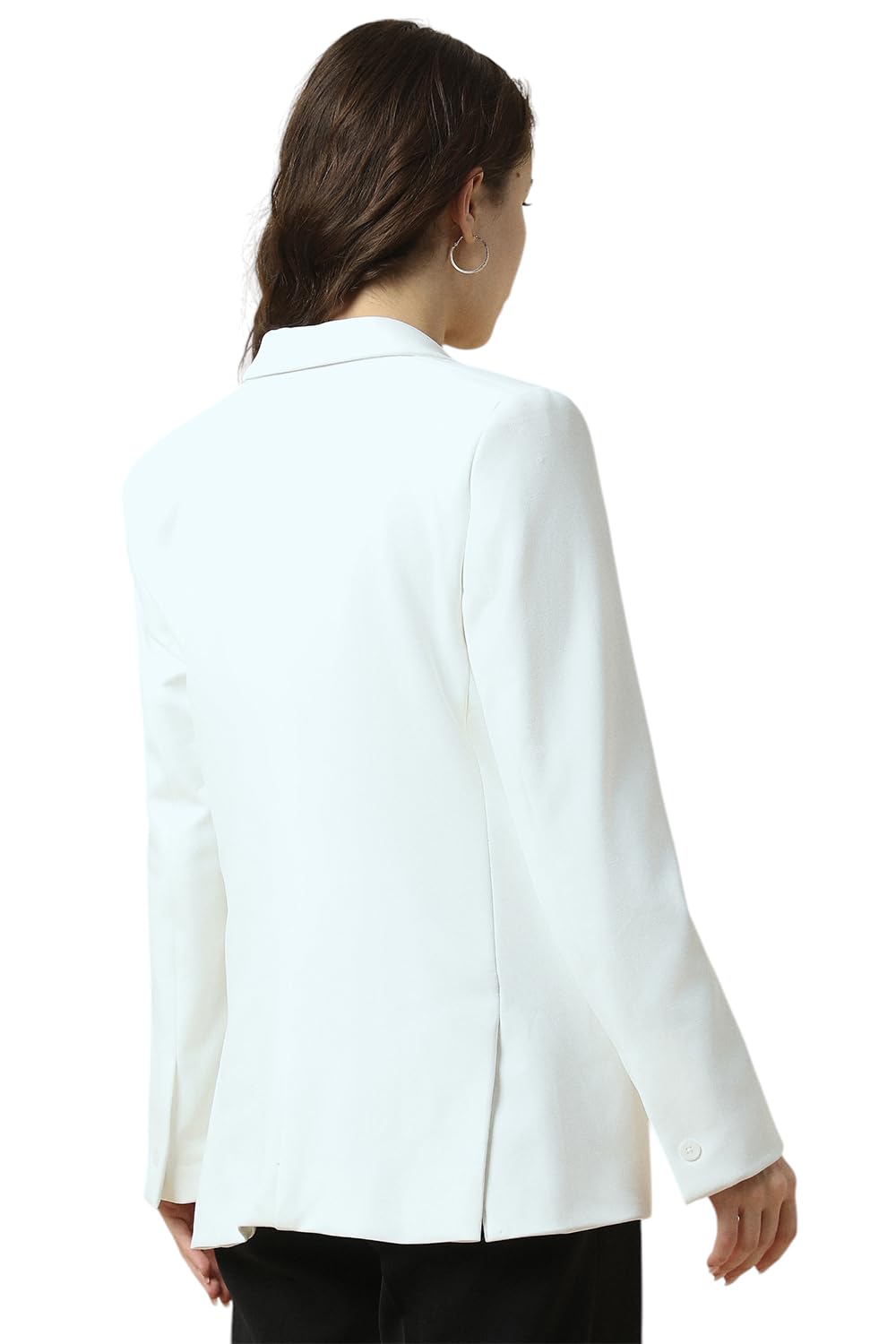 Allen Solly Women's Blazer (AHBZWRGFJ63537_White