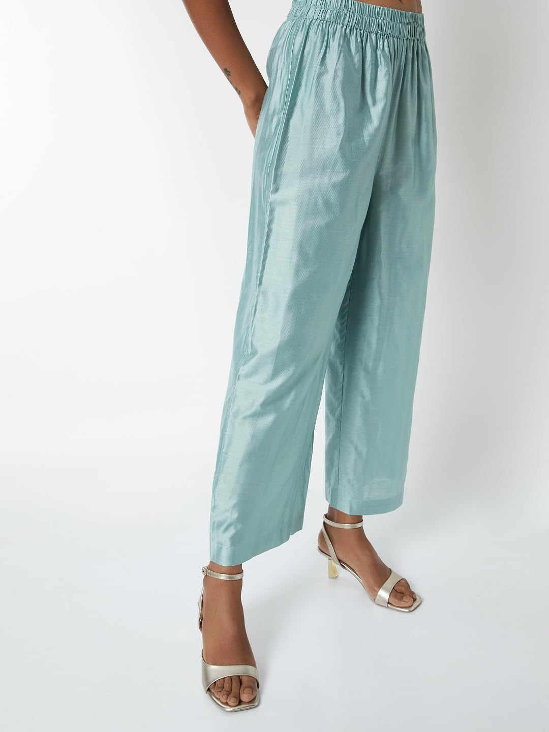 Max Women's Polyester Blend Kurta Set