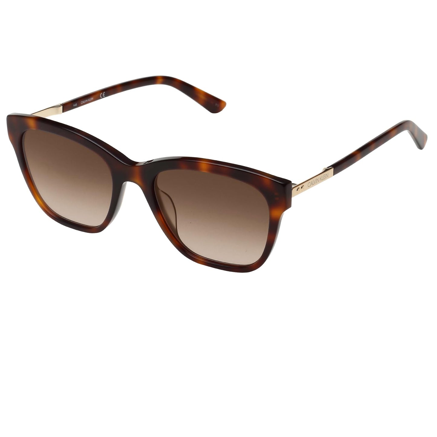 Calvin Klein Gradient Square Women Sunglasses - (Ck 19524 248 55 S |55| Brown Color Lens)