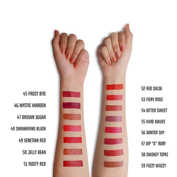 Charmacy Milano Soft Satin Matte Lipstick (Smokey Topaz) - 3.8g, High Coverage, Single Stoke, Hydrating on Lips, Matte In Texture, Glides Smoothly, Vibrant Colors, Non Toxic, Vegan, Cruelty Free