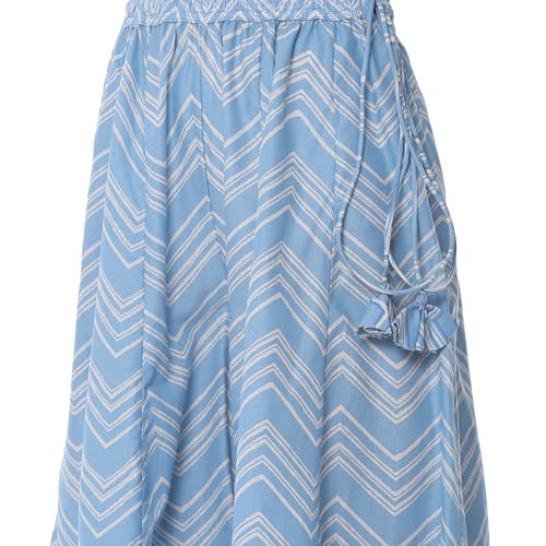 Biba Women's Cotton Kurta Set (SKDJPUD10736SS25BLU_Blue