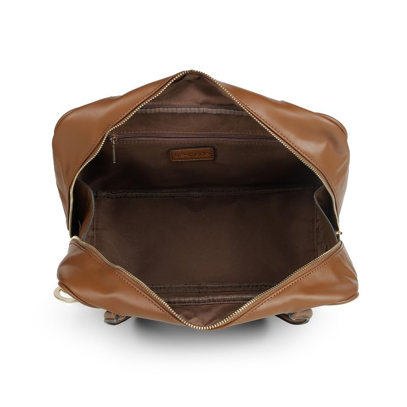 tresmode BELFAST Brown Vegan Leather Shoulder Bag