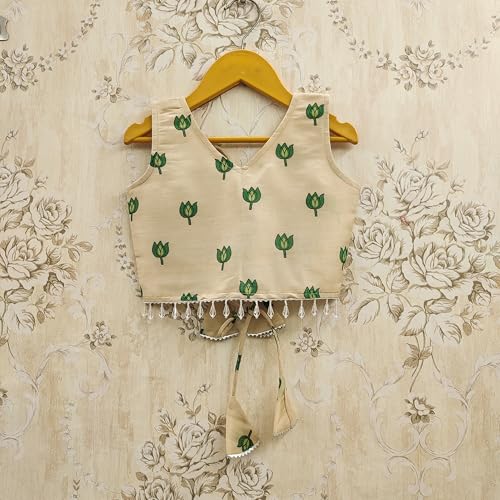 Tejam Girls Printed Lehenga Choli Set with Dupatta - Ethnic Wear Wedding Outfits Suitable For Girls 2 To 8 Years (Yellow, 3-4 Year)