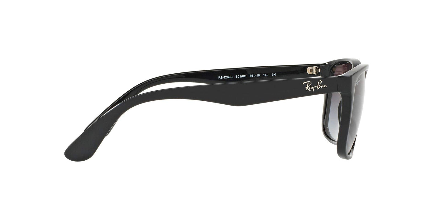 Ray-Ban Mens Gradient UV Protected Square Sunglasses (Black, 56mm)