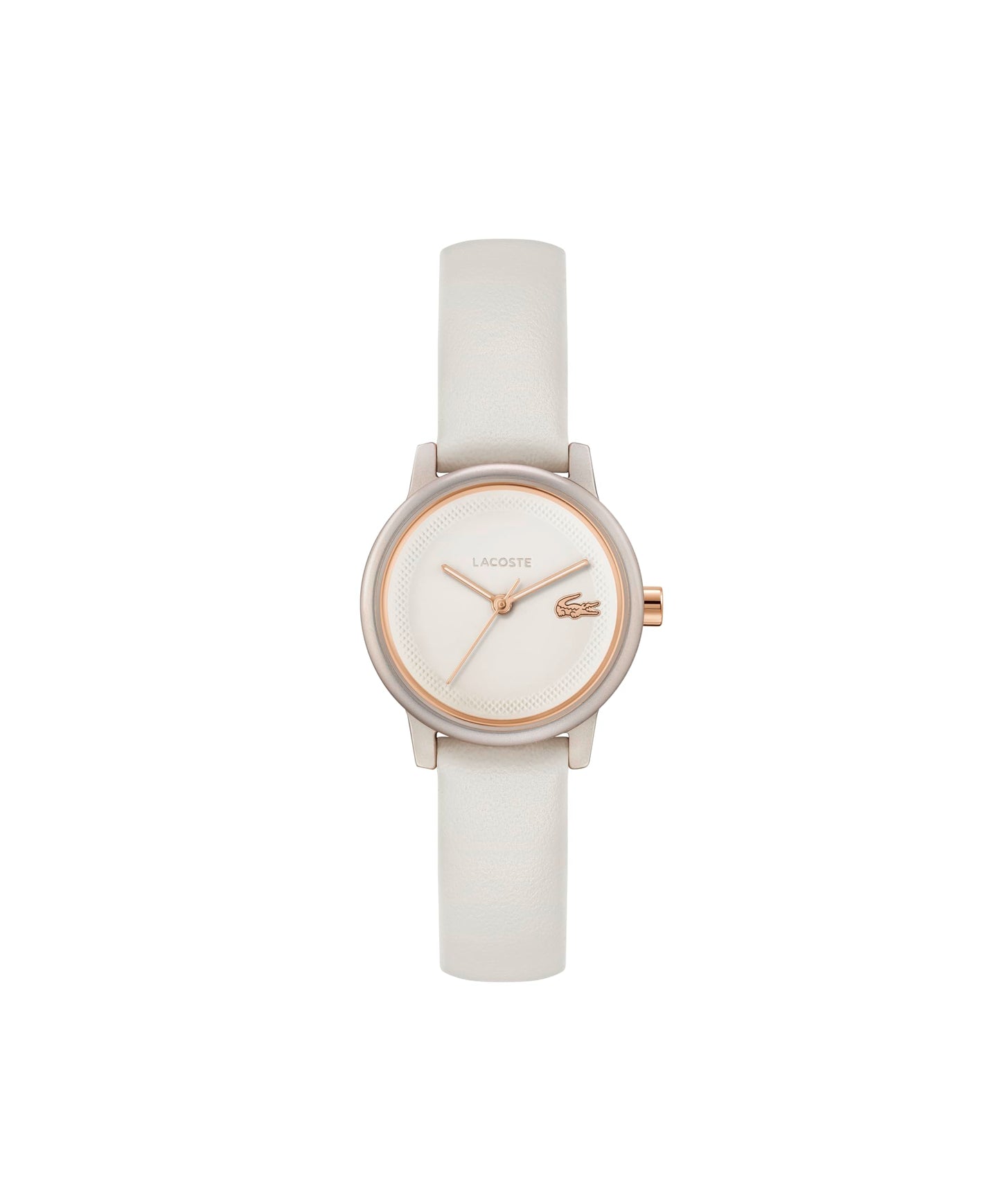 Lacoste Lacoste.12.12 Swift Qtz Basic Pink Round Dial Women's Watch|Leather Material|Multi Color Band - 2001437