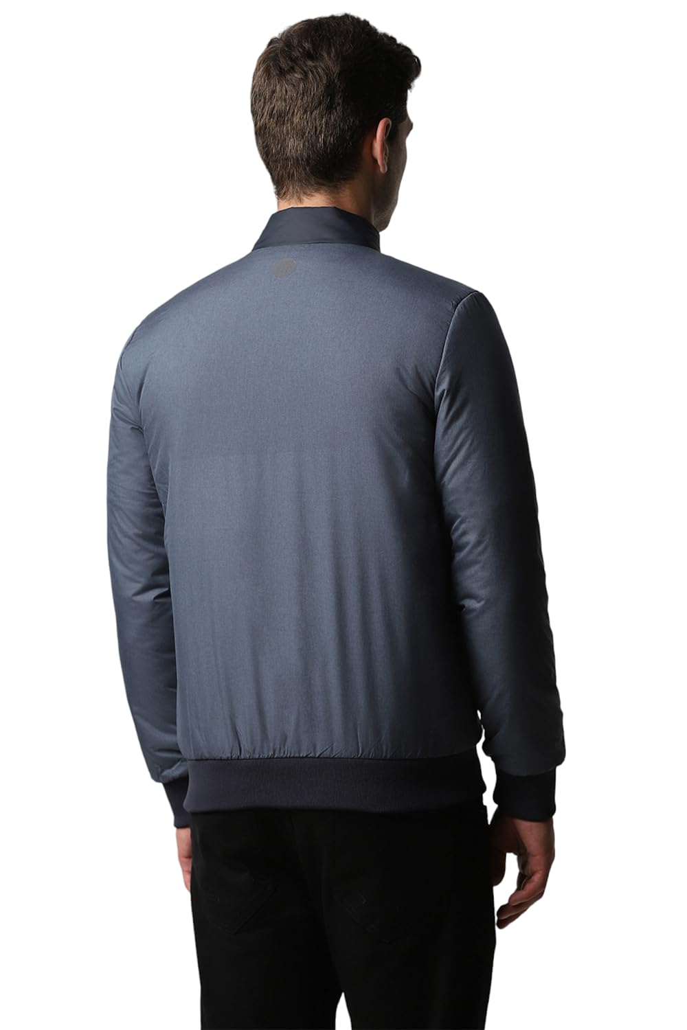 Van Heusen Men Blue Patterned Casual Jacket