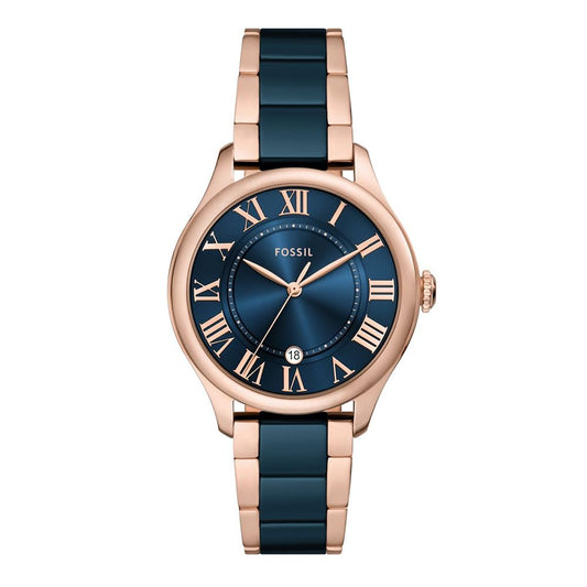 Fossil Analog Blue Dial Women's Watch-CE1134