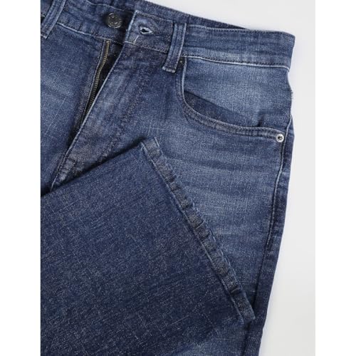 U.S. POLO ASSN. Men's Boot Cut Jeans (UDJENO1234_Blue