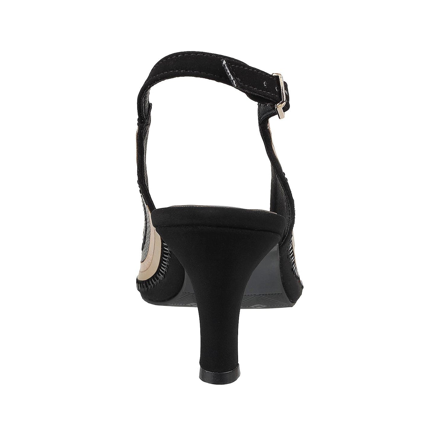 Metro Womens Synthetic Black Sandals (Size (4 UK (37 EU))