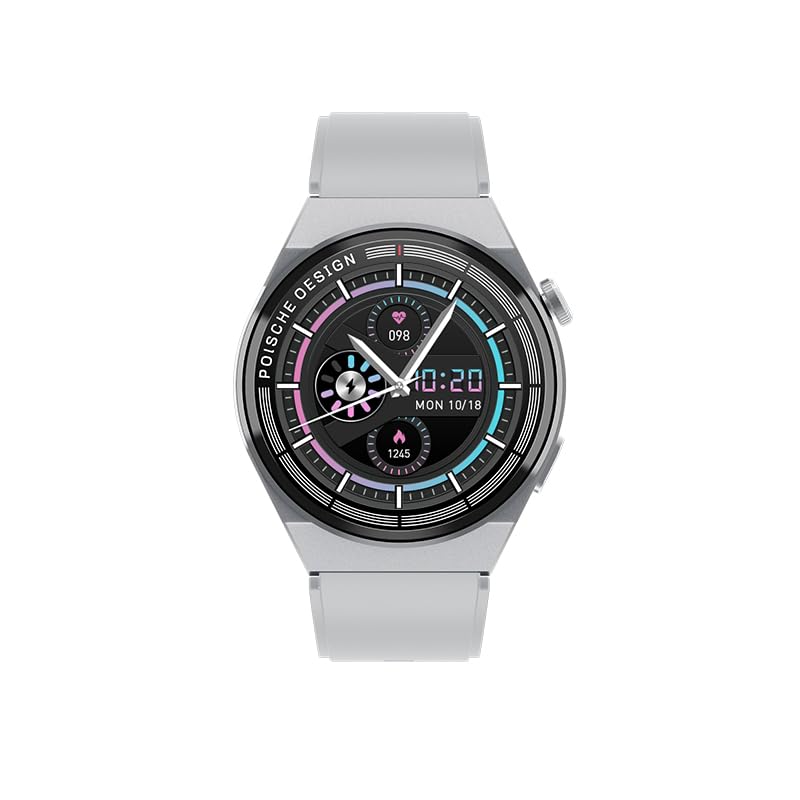 French Connection Beam Smart Watch with Its 1.39 Full-Touch Screen and 360 X 360 Resolution Round Display with 3 Straps Fcsw05-1 - Multicolor