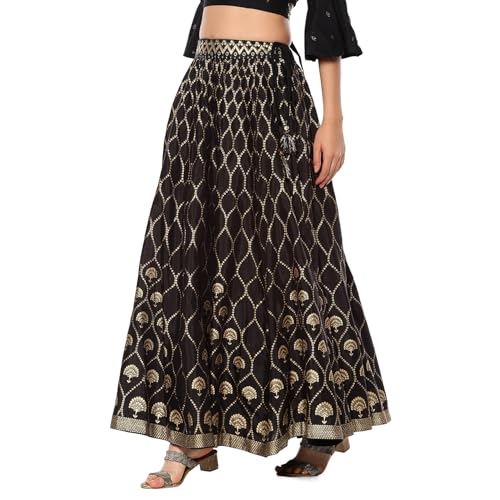Biba Women's Black Shantoon Skirt_L