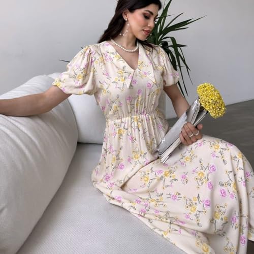 Pimu Rayon Fit and Flare Below The Knee One Piece Dresses for Women | Dress (in, Alpha, 2XL, Regular, Toddler Girls, White)