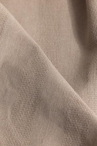 SNITCH Men Casual Shirt | Slim Fit Full Sleeve Spread Collar Striped Design | Premium Cotton & Textured Fabric for College & Everyday Wear | Beige