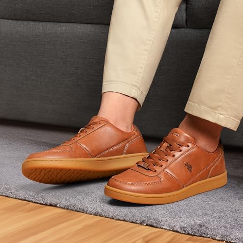 USPA|Alexis|TAN Stylish Casual Sneaker Shoes for Man