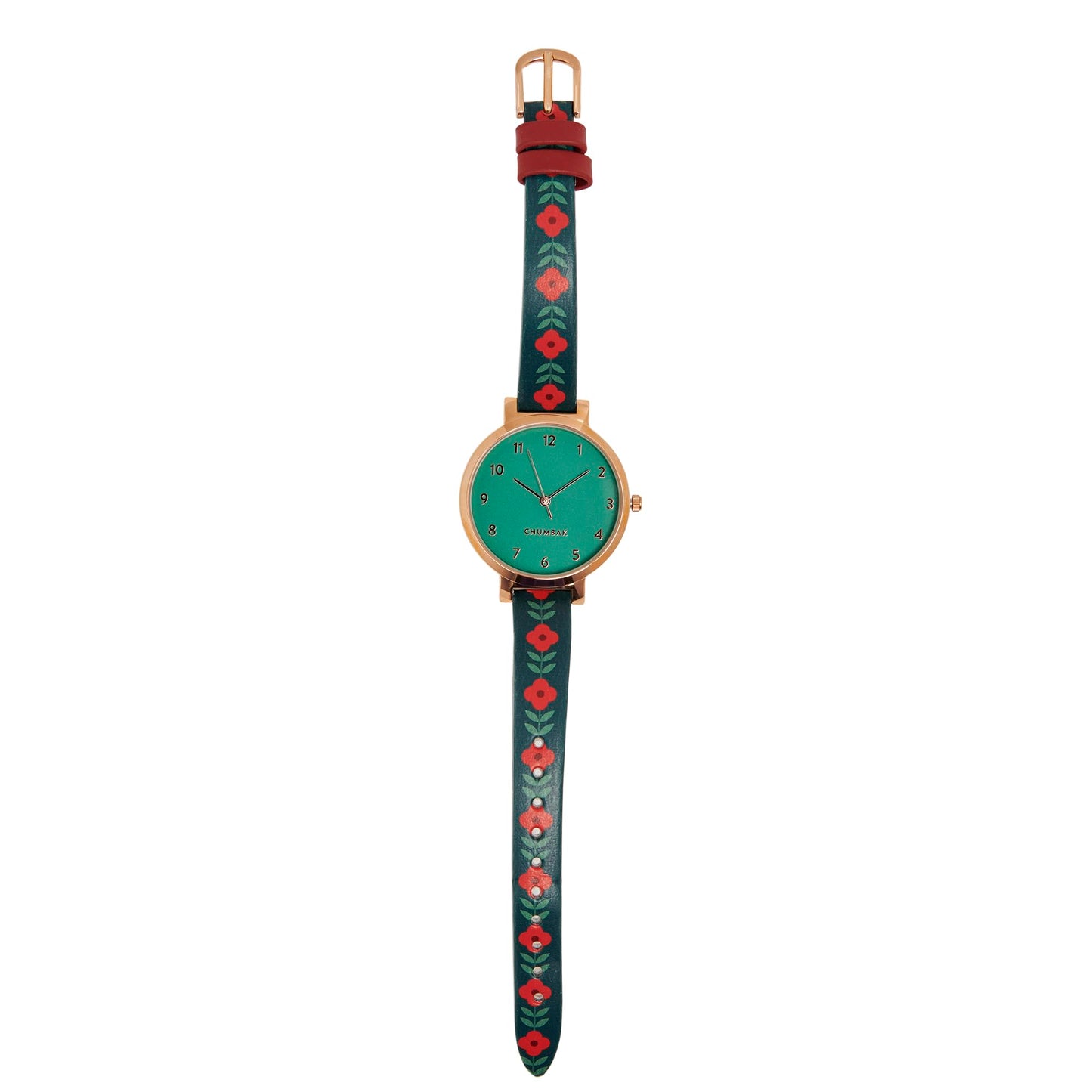 TEAL BY CHUMBAK Round Dial Analog Hand Watch for Women, Gifts for Women/Girls/Ladies, Stylish Fashion Watch for Casual/Work